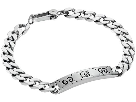 gucci ghost bracelet men's|Gucci ghost ring in silver.